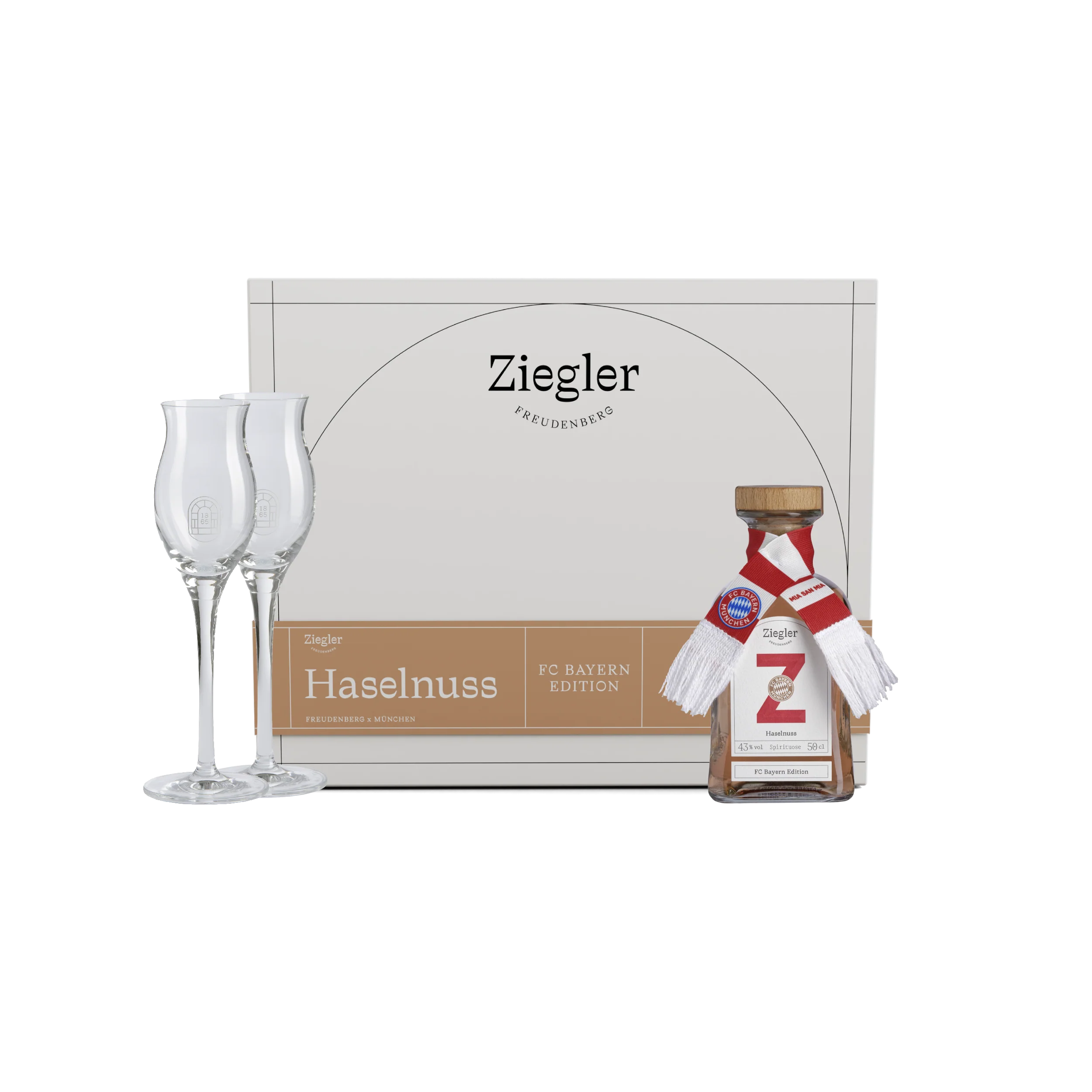 Geschenkset FC Bayern Fan-Edition: Haselnuss