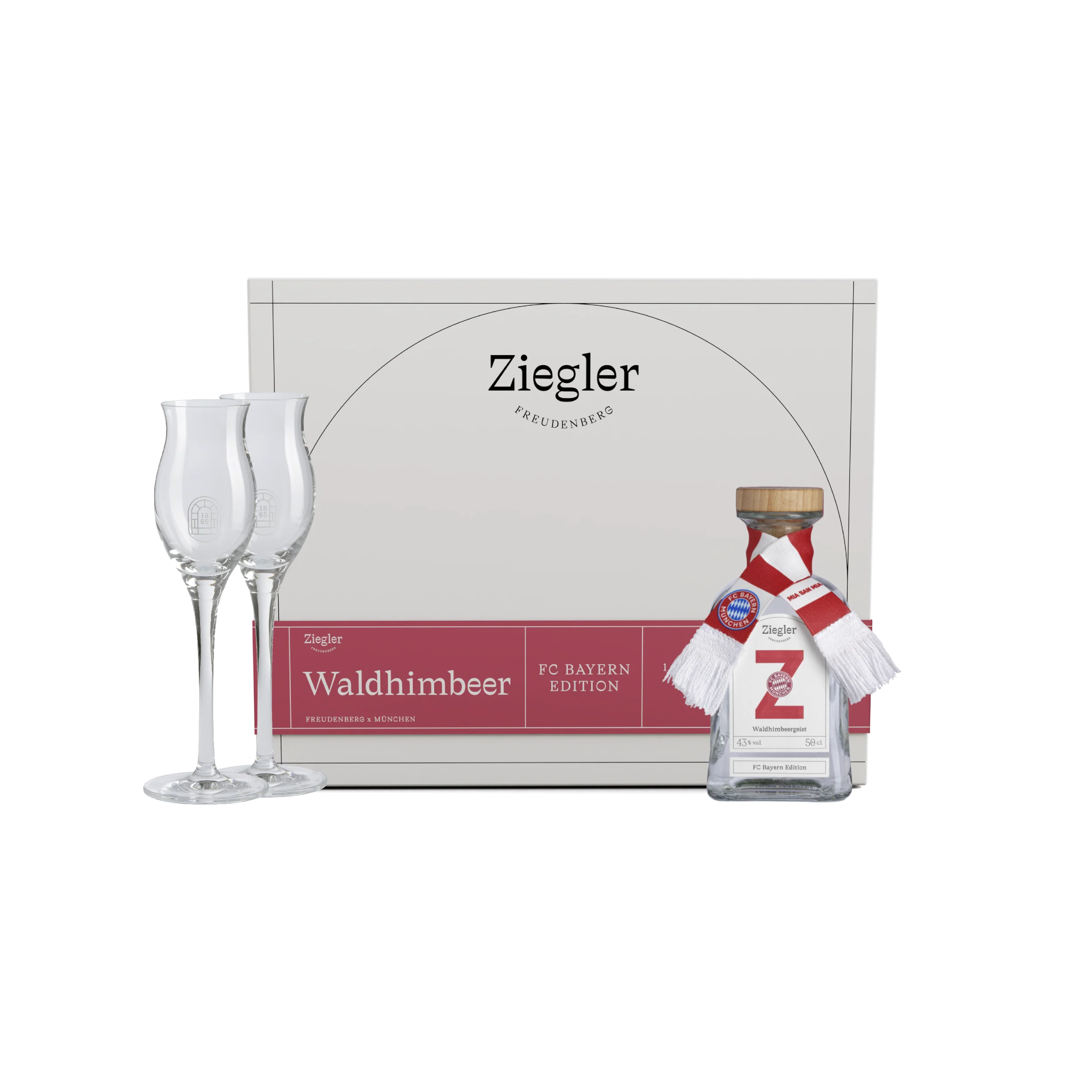 Geschenkset FC Bayern Fan-Edition: Waldhimbeer