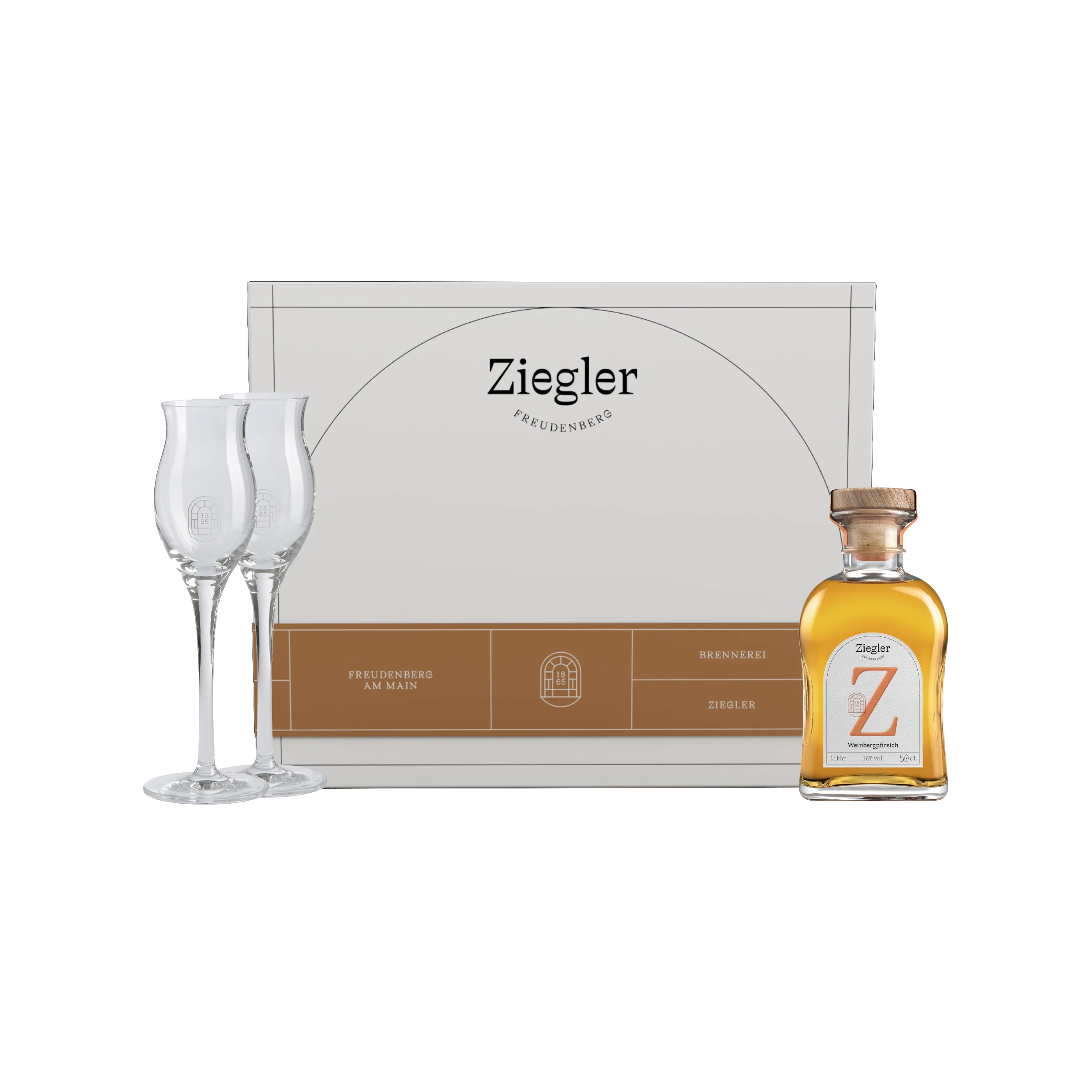 Geschenkset Weinbergpfirsichlikör